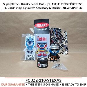 Superplastic - Kranky Series One - (CHASE) FLYING FÖRTRESS (1/24) 3" Vinyl Fig..